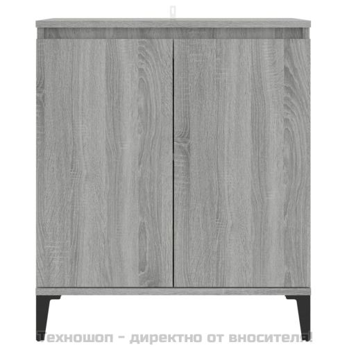 Сайдборд, сив сонома, 60x35x70 см, инженерно дърво