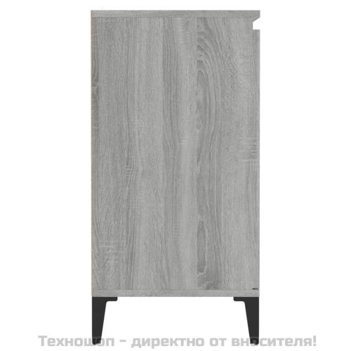Сайдборд, сив сонома, 60x35x70 см, инженерно дърво