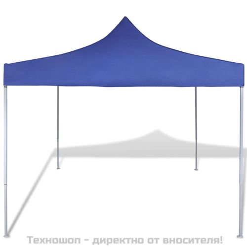 Синя сгъваема шатра 3 х 3 м