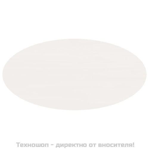 Кафе маса, бяла, 80x40x35 см, борово дърво масив