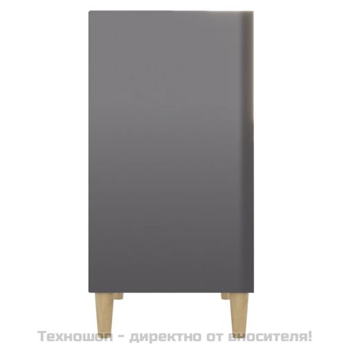 Бюфет, сив гланц, 57x35x70 см, инженерно дърво