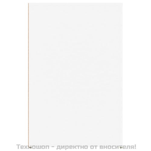 Бюро, бяло, 100x49x75 см, инженерно дърво