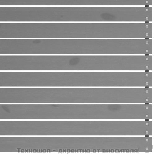 Градински средни дивани, 2 бр, сиви, бор масив