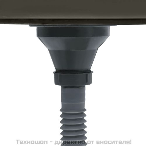 Кухненска мивка, черна, неръждаема стомана