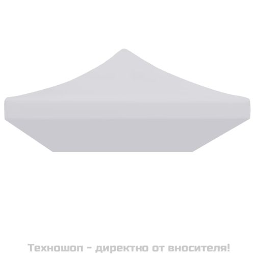 Покривало за парти шатра, 3х6 м, бяло