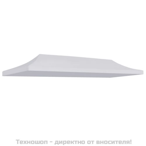 Покривало за парти шатра, 3х6 м, бяло