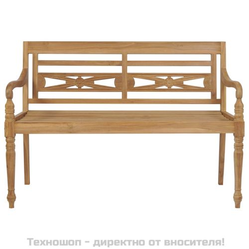 Пейка Батавия 120 см тиково дърво