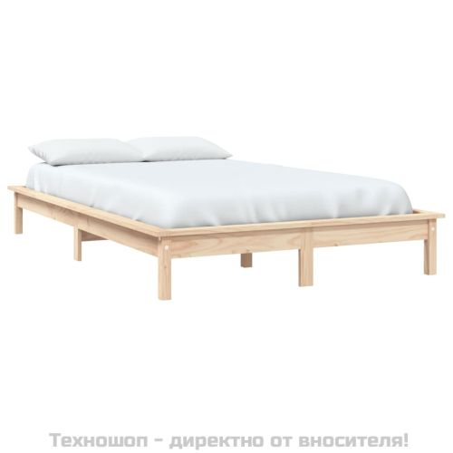 Рамка за легло, 120x200 см, бор масив