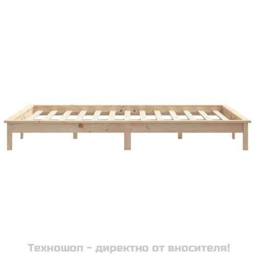 Рамка за легло, 120x200 см, бор масив