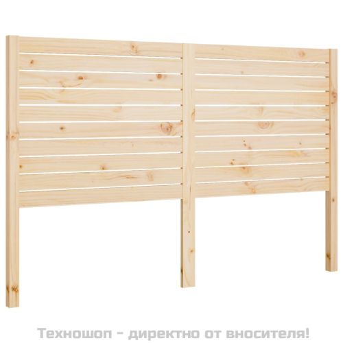Горна табла за легло, 126x4x100 см, бор масив