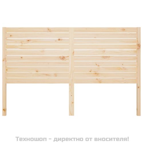 Горна табла за легло, 126x4x100 см, бор масив
