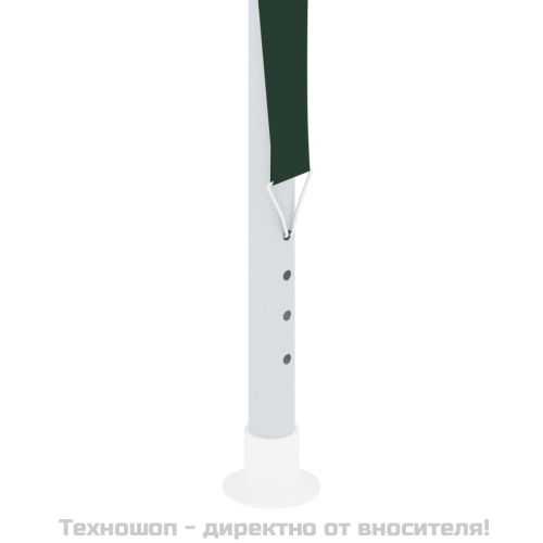 Професионална парти шатра, 4x9 м, зелена, 90 г/м²