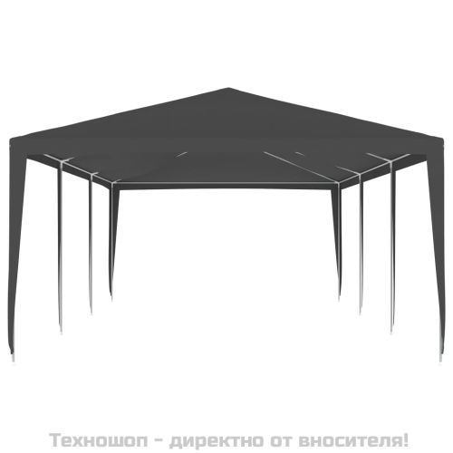 Професионална парти шатра, 4x9 м, антрацит, 90 г/м²