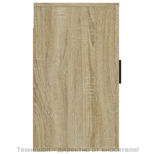 ТВ шкаф за стенен монтаж, сонома дъб, 40x34,5x60 см