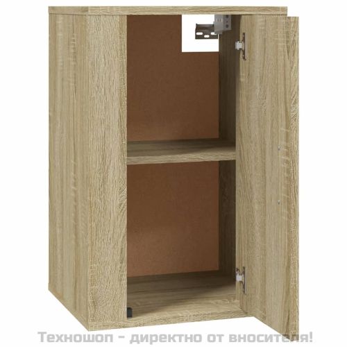 ТВ шкаф за стенен монтаж, сонома дъб, 40x34,5x60 см