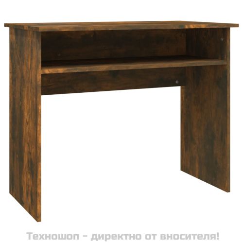 Бюро, опушен дъб, 90x50x74 см, инженерно дърво