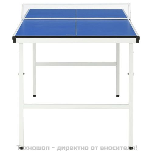Маса за пинг-понг, 5 фута, с мрежа, 152x76x66 см, синя