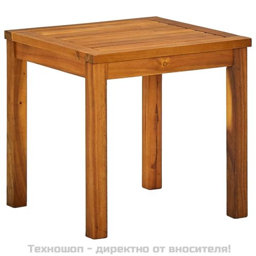 Шезлонг с масичка, акациево дърво масив и textilene