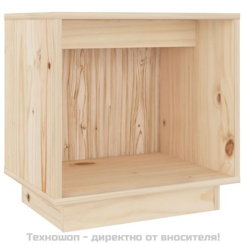 Нощни шкафчета, 2 бр, 40x30x40 см, борово дърво масив