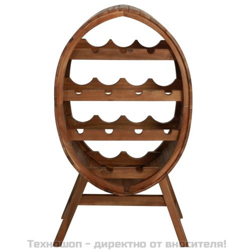 Стойка за вино за 13 бутилки, акациева дървесина масив