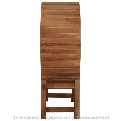 Стойка за вино за 13 бутилки, акациева дървесина масив