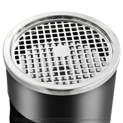 Хотелски кош-пепелник, 30 л, стомана, черен