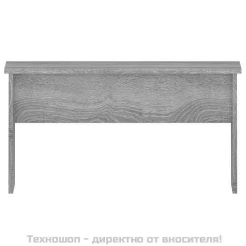 Кафе маса, сив сонома, 80x50,5x41,5 см, инженерно дърво