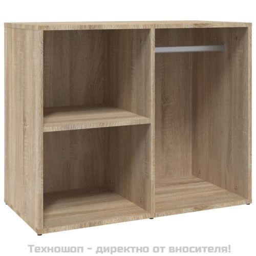 Шкаф за гримиране, дъб сонома, 80x40x65 см, инженерно дърво