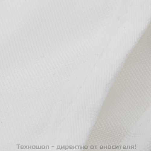 Тента за лодка, 3 дъги, бяла, 183x196x137 см