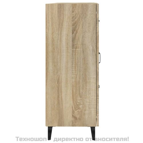 Сайдборд, дъб сонома, 69,5x34x90 см, инженерно дърво