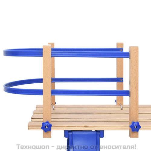 Облегалка за шейна, синя, шперплат