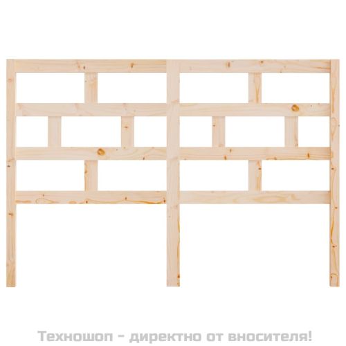 Горна табла за легло, 166x4x100 см, бор масив