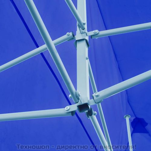 Сгъваема pop-up парти шатра, синя, 3x6 м