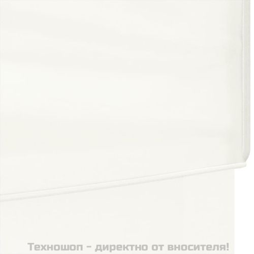 Сгъваема парти палатка със странични стени, бяла, 3x3 м
