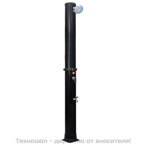 Външен соларен душ с душ слушалка и кран 40 л