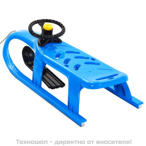 Шейна с кормило синя 102,5x40x23 см полипропилен