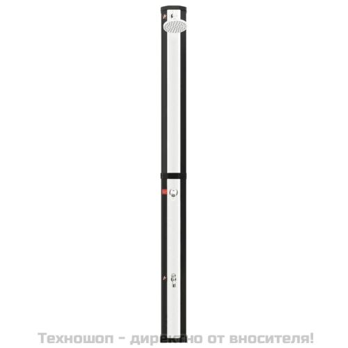 Външен соларен душ с душ слушалка и кран 35 л