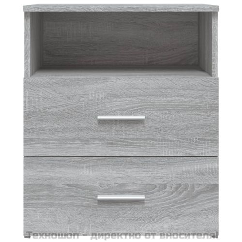 Нощно шкафче, сив сонома, 50x32x60 см