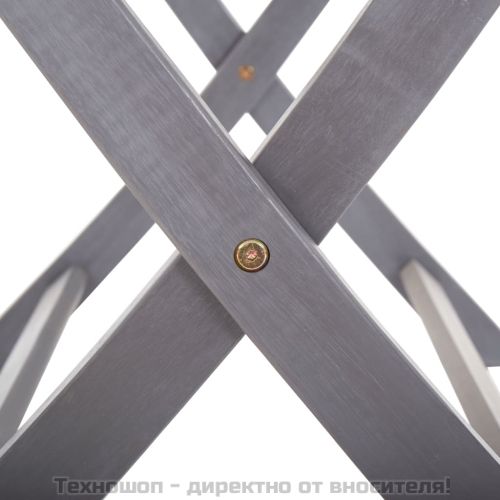 Сгъваема градинска маса, 160x85x75 см, акация масив