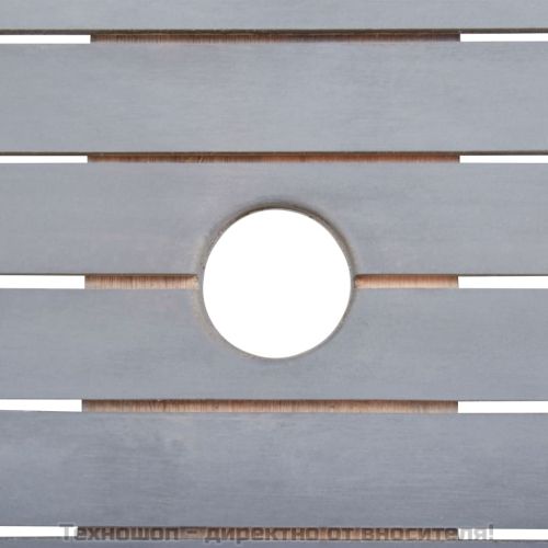 Сгъваема градинска маса, 160x85x75 см, акация масив