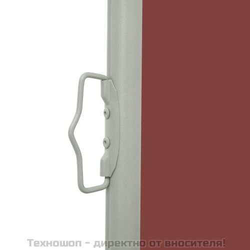 Прибираща се дворна странична тента, 170x300 см, кафява