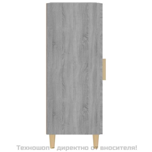 Сайдборд, сив сонома, 34,5x34x90 см, инженерно дърво