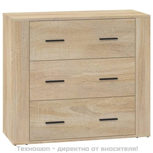 Сайдборд, дъб сонома, 80x33x70 см, инженерно дърво