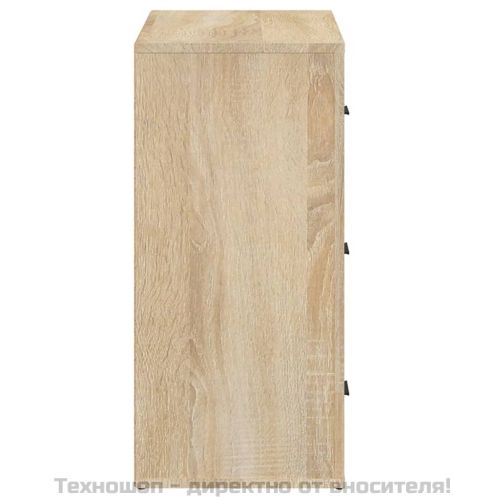 Сайдборд, дъб сонома, 80x33x70 см, инженерно дърво