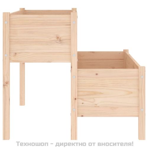 Плантер, 110x84x75 см, борово дърво масив