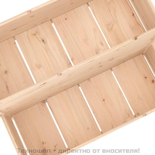 Плантер, 110x84x75 см, борово дърво масив