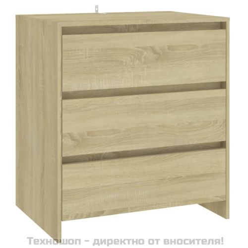 Сайдборд, дъб сонома, 70x41x75 см, инженерно дърво