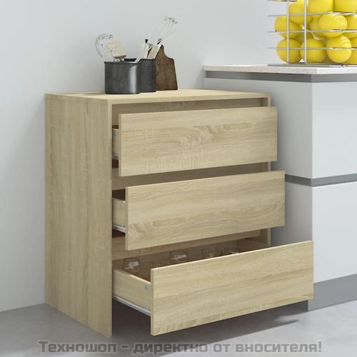 Сайдборд, дъб сонома, 70x41x75 см, инженерно дърво
