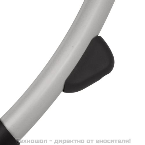 Външен геометричен шезлонг, стомана, таупе