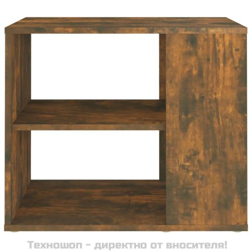 Страничен шкаф, опушен дъб, 60x30x50 см, инженерно дърво